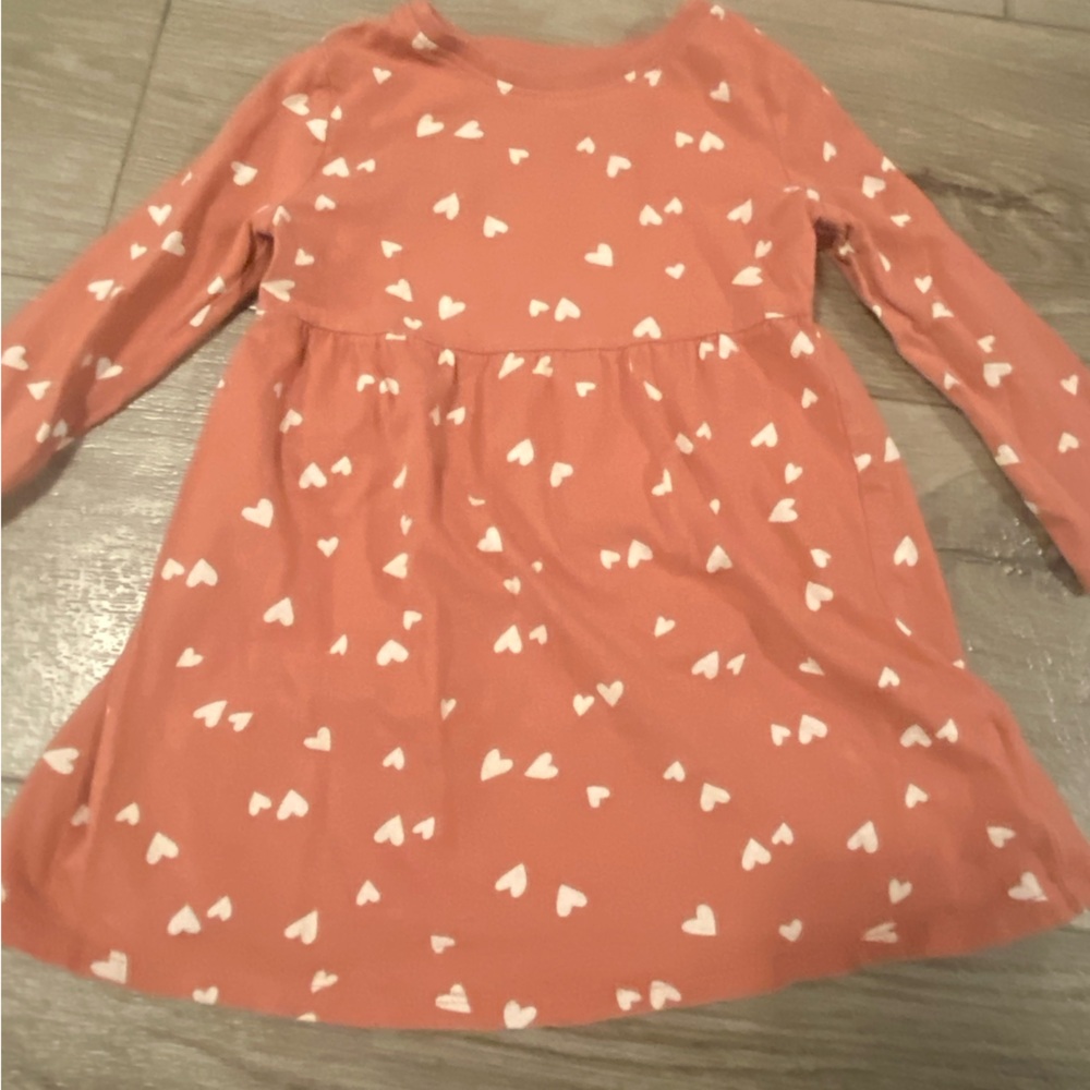 Old Navy Coral Long Sleeve Dress